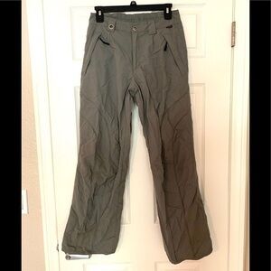 White Sierra Khaki Skiing Snowboard Pants S